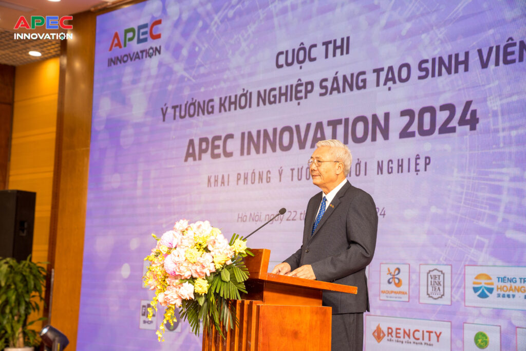 TS Trần Duy Khanh tại Lễ phát động cuộc thi APEC INNOVATION 2024