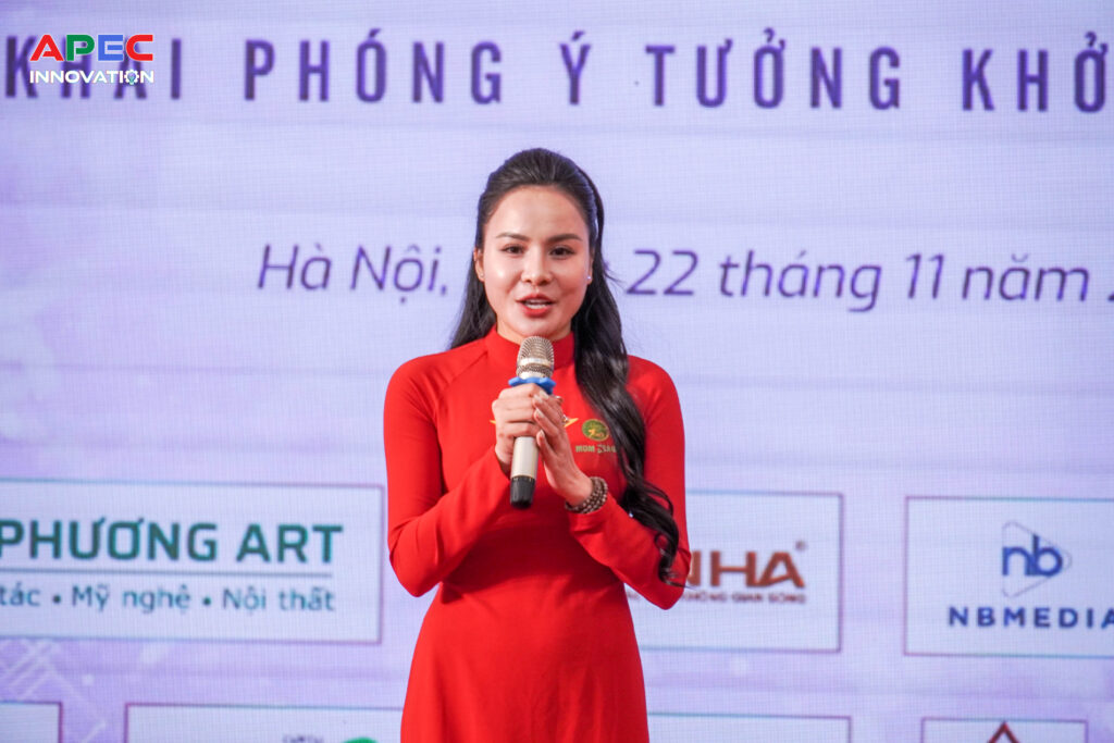 Chị Nguyễn Thị Mến, Chủ tịch Công ty TNHH Sản xuất và Thương mại MOM BEAUTY