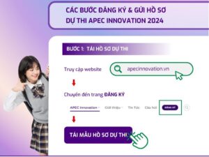 Hướng dẫn nộp bài APEC Innovation 2024 chi tiết nhất